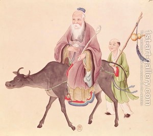 Lao Tzu on his buffalo