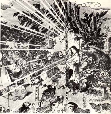 Amaterasu emerges from the Rock Cave